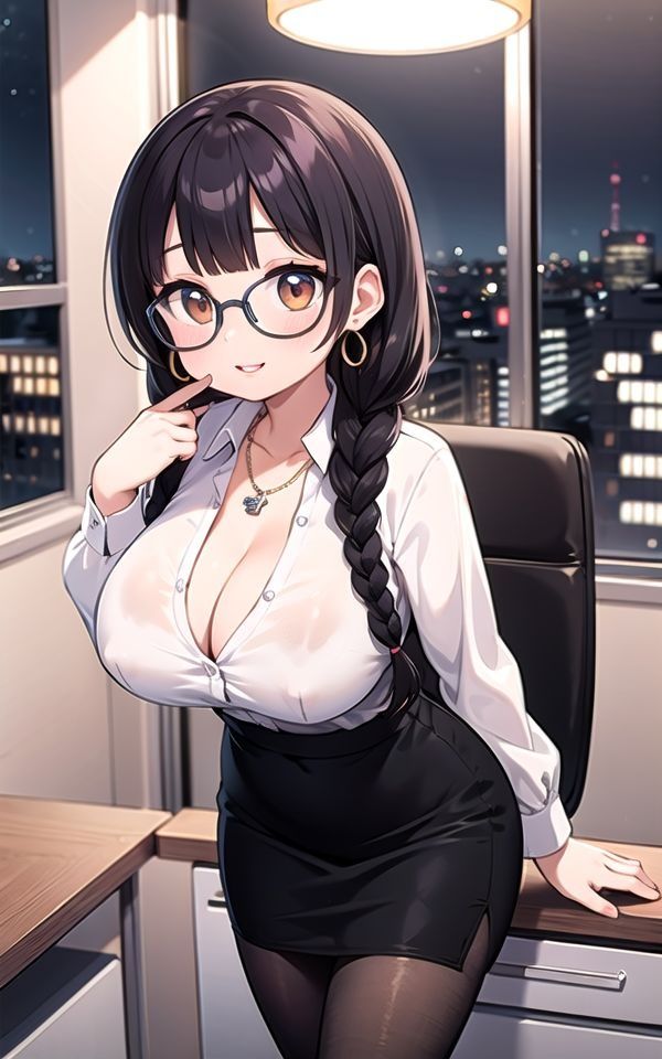 むっちむち女上司がおっぱいハラスメントをしてくる サンプル1ページ目