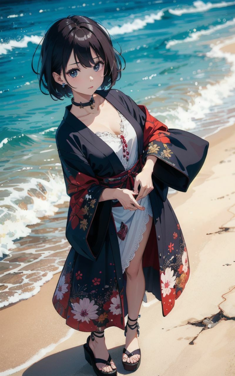 愛着障害 イエローリボン 45枚 【AIアニメイラスト集】 サンプル4ページ目