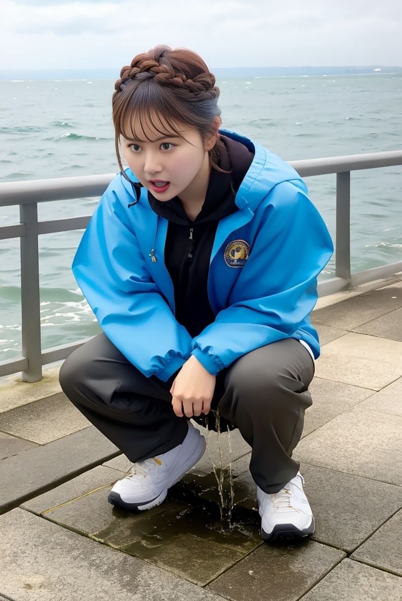 おもらし釣りガール サンプル6ページ目