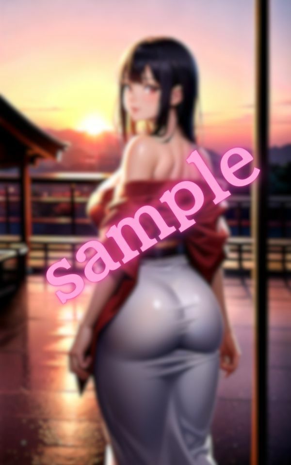私とやりたいの？肩を出して誘惑してくる美人なお姉さん サンプル1ページ目