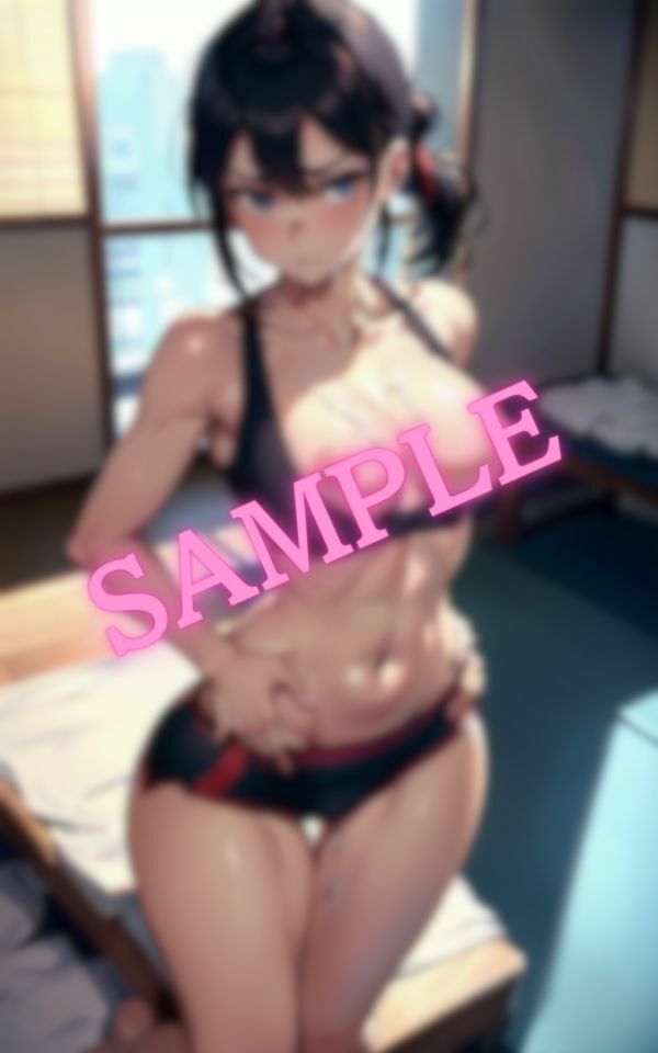 ぶっかけないでって言ったでしょ！！嫌がる陸上部の先輩彼女に〇液をぶっかけてみた サンプル3ページ目