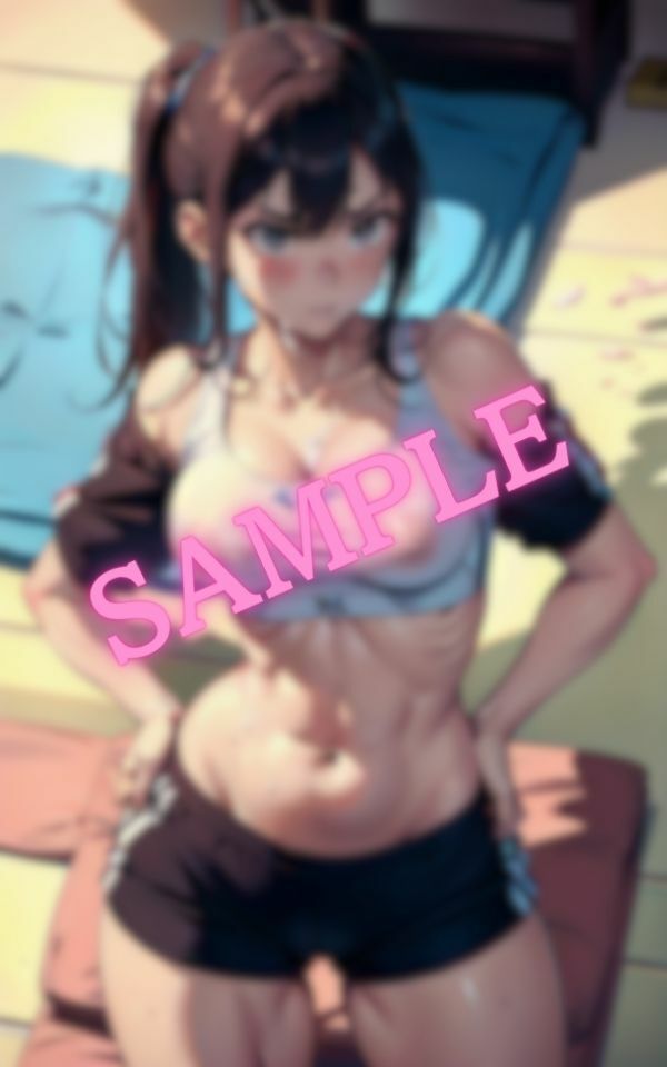 ぶっかけないでって言ったでしょ！！嫌がる陸上部の先輩彼女に〇液をぶっかけてみた サンプル4ページ目