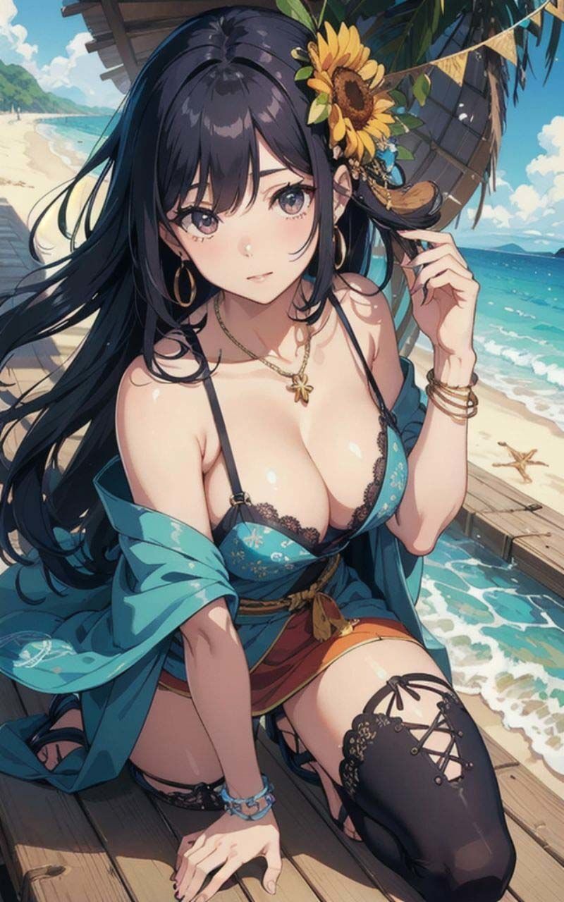 GISELEs’ MJourney 『何度でもいきたい』41枚【AI美女アニメイラスト集】 サンプル1ページ目