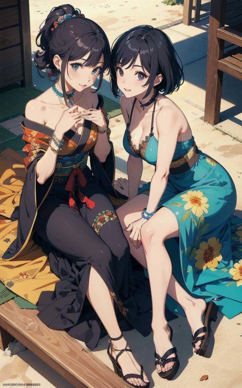 GISELEs’ MJourney 『何度でもいきたい』41枚【AI美女アニメイラスト集】 サンプル3ページ目