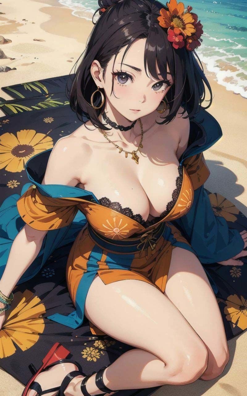 GISELEs’ MJourney 『何度でもいきたい』41枚【AI美女アニメイラスト集】 サンプル5ページ目