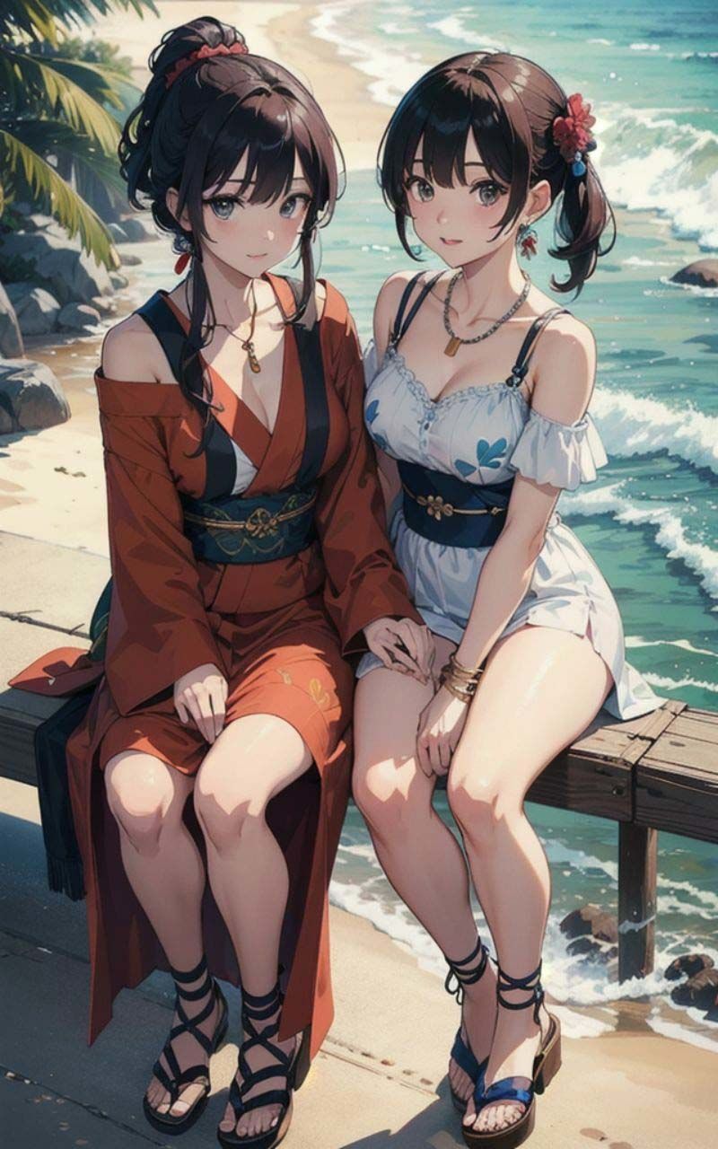 GISELEs’ MJourney 『何度でもいきたい』41枚【AI美女アニメイラスト集】 サンプル6ページ目