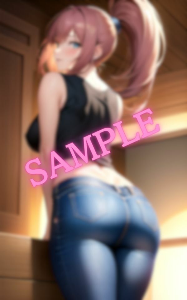 触っていいわよ【ドSのギャルが僕の為にお尻を差し出してくれた】 サンプル4ページ目