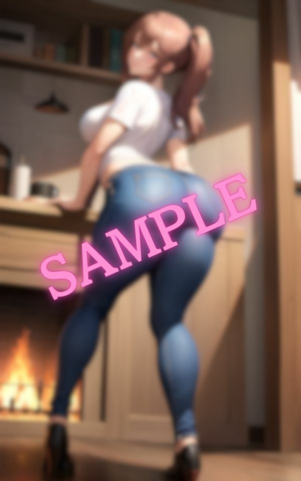 巨乳で綺麗なヒップの美人お姉さん サンプル7ページ目