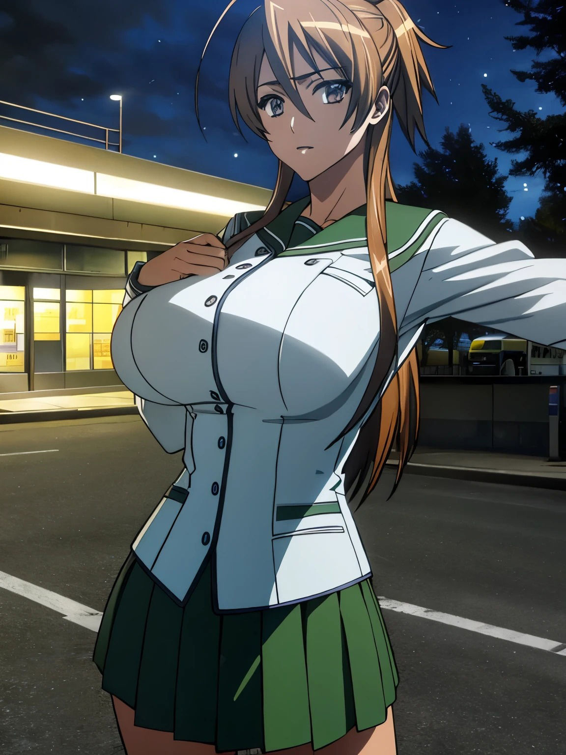 学〇黙示録HIGHSCHOOL OF THE DEADパロディ作品（宮〇 麗） サンプル1ページ目