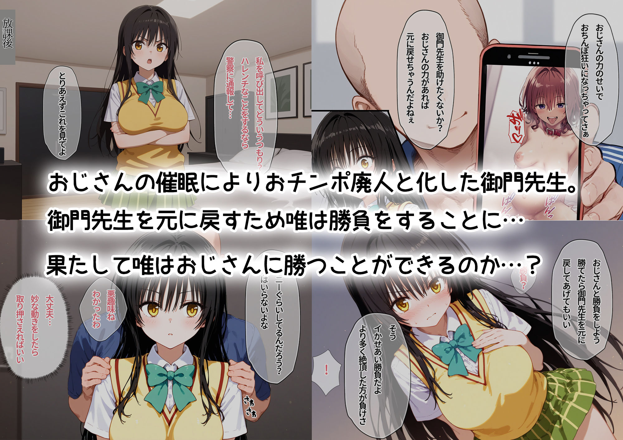 催●種付けおじさん VS 古手川唯 サンプル1ページ目