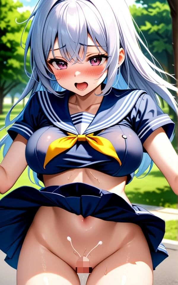 セーラー服の巨乳ギャルと色んな所で！ もっと色んな所でしようね！ サンプル6ページ目