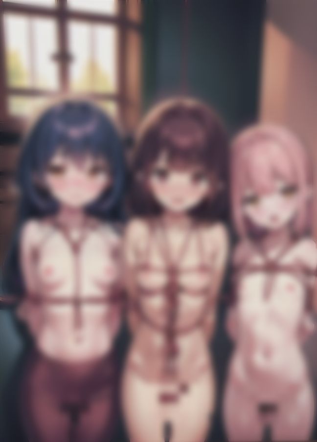 女の子をまとめて縛って強●...嫌がる女の子をまとめてぶち●す！ サンプル3ページ目