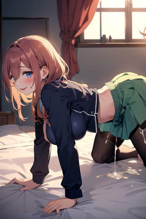 五等分の◯嫁 中野三◯みたいな女の子 サンプル5ページ目