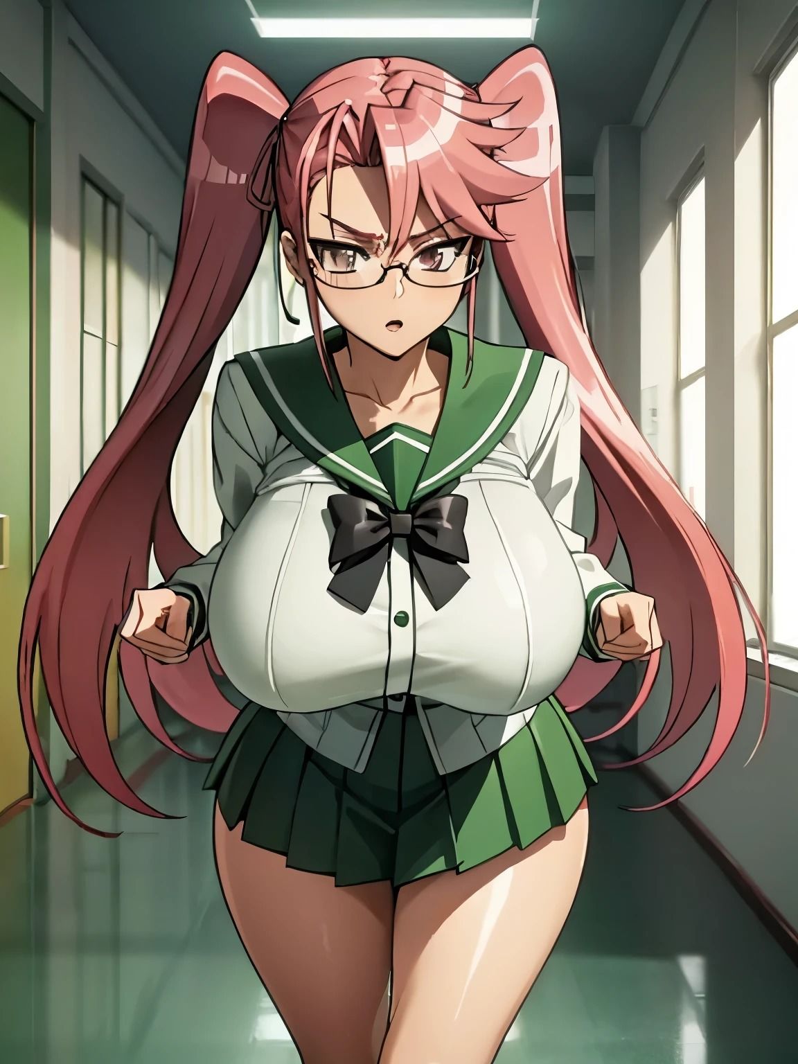 学〇黙示録HIGHSCHOOL OF THE DEADパロディ作品（高〇沙耶） サンプル1ページ目