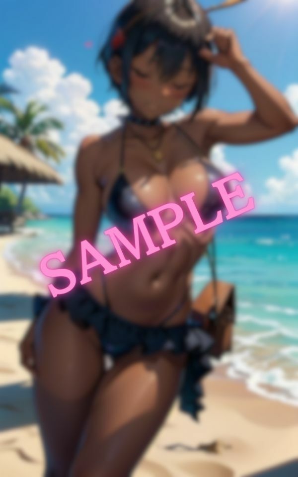 私と遊ばない？ビッチな黒ギャルの夏休み サンプル4ページ目