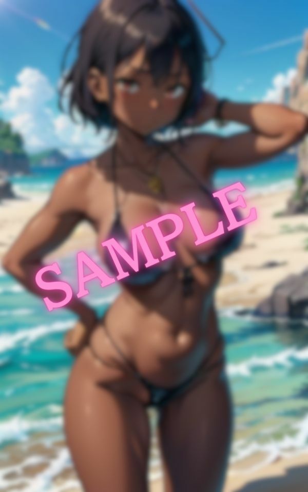 私と遊ばない？ビッチな黒ギャルの夏休み サンプル6ページ目
