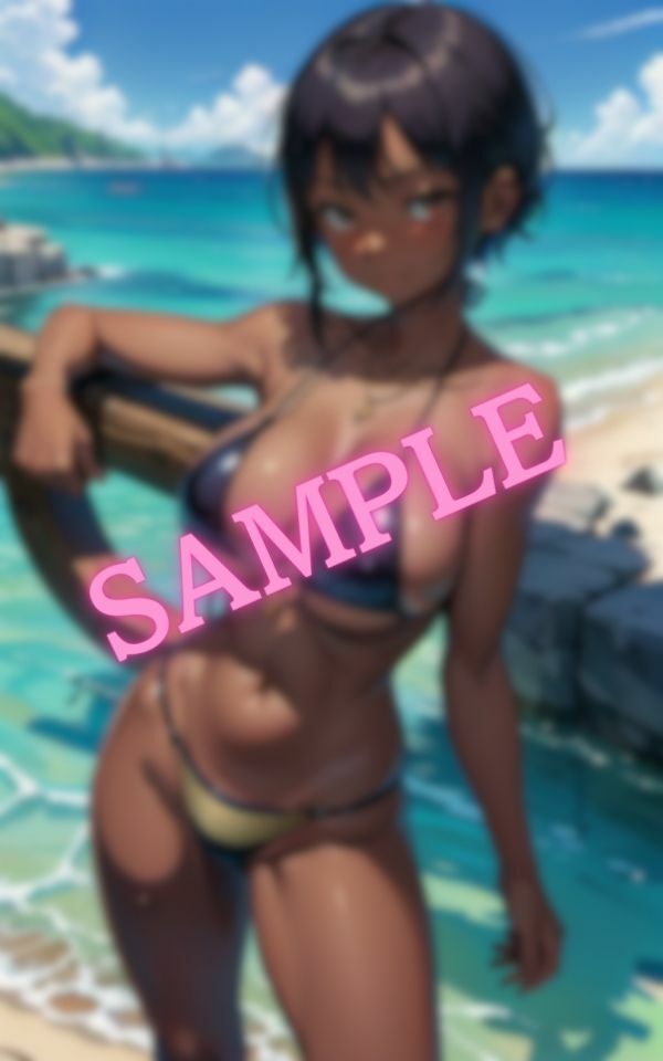 私と遊ばない？ビッチな黒ギャルの夏休み サンプル9ページ目