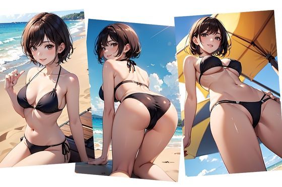 禁断の性欲/妹とS●Xしちゃった件【プライベートビーチ編】 サンプル4ページ目