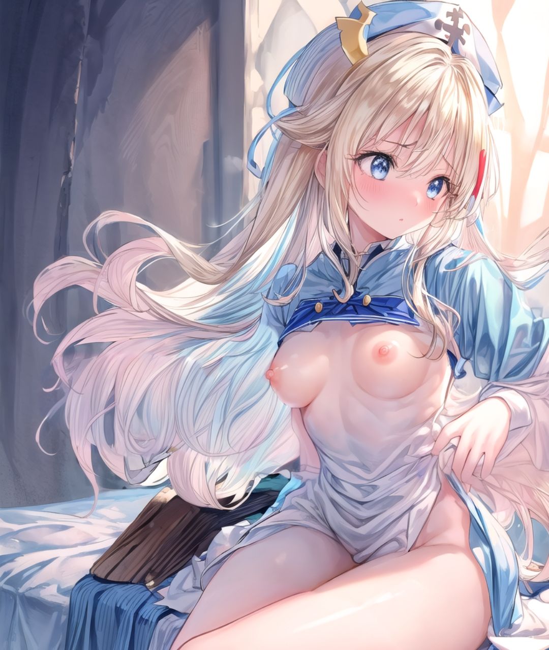 美少女たちのひととき・女神官（ゴ〇ブリンスレイヤー） サンプル4ページ目