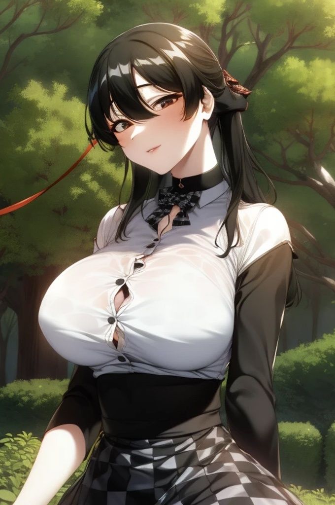 巨乳美女【妄想イラスト美女図鑑vol.96】 サンプル4ページ目