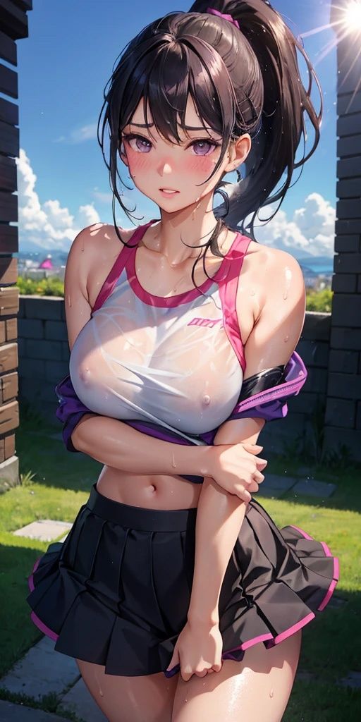巨乳美女【妄想イラスト美女図鑑vol.97】 サンプル3ページ目