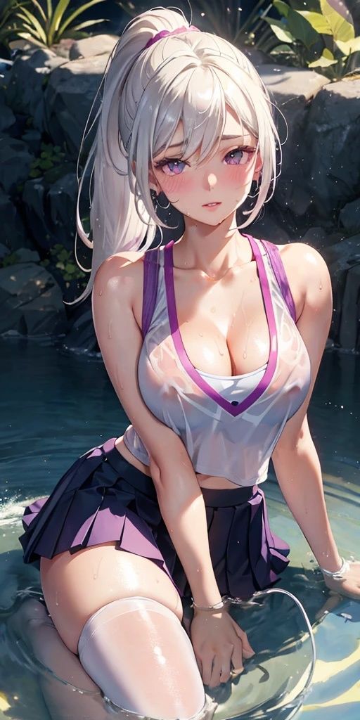 巨乳美女【妄想イラスト美女図鑑vol.98】 サンプル1ページ目