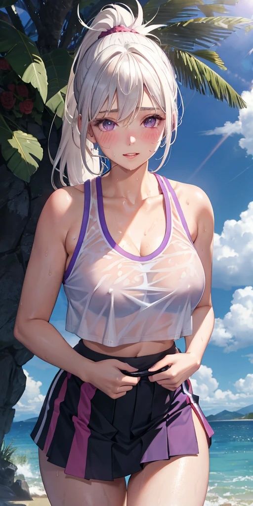 巨乳美女【妄想イラスト美女図鑑vol.98】 サンプル2ページ目
