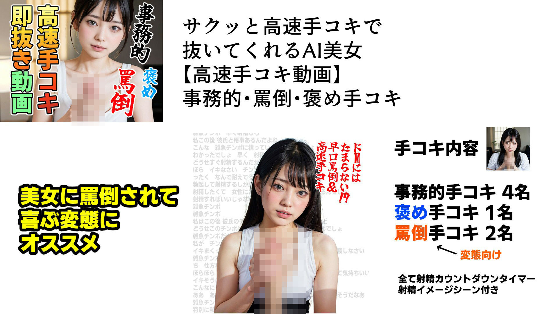 【AI動画】超得7作品セット〜AI生成一周年記念商品〜 サンプル6ページ目
