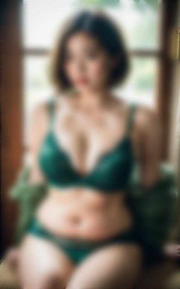 【ぽっちゃり熟女の下着姿】グリーンファースト！ サンプル3ページ目