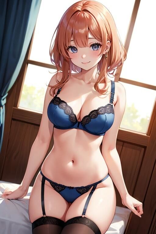セクシーな下着姿でボクを誘惑する美女 サンプル1ページ目