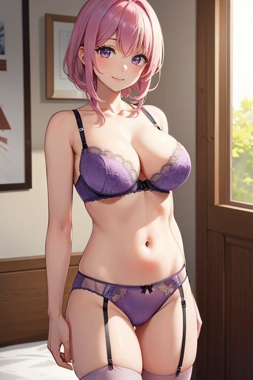 セクシーな下着姿でボクを誘惑する美女 サンプル3ページ目
