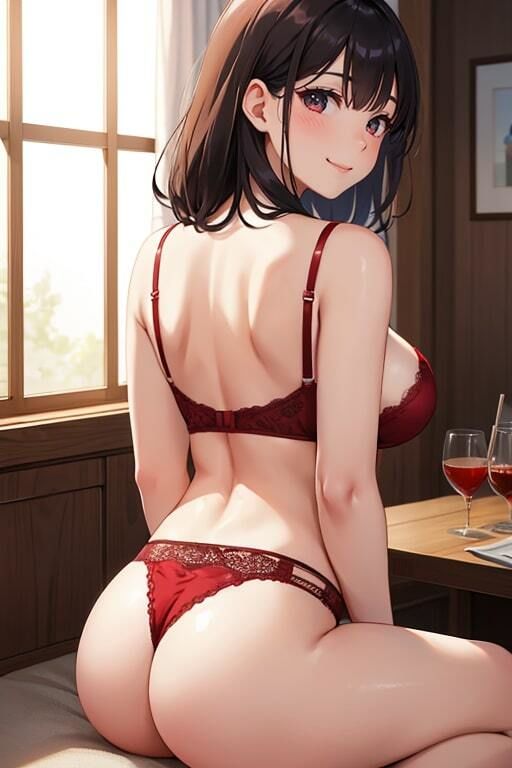 セクシーな下着姿でボクを誘惑する美女 サンプル5ページ目