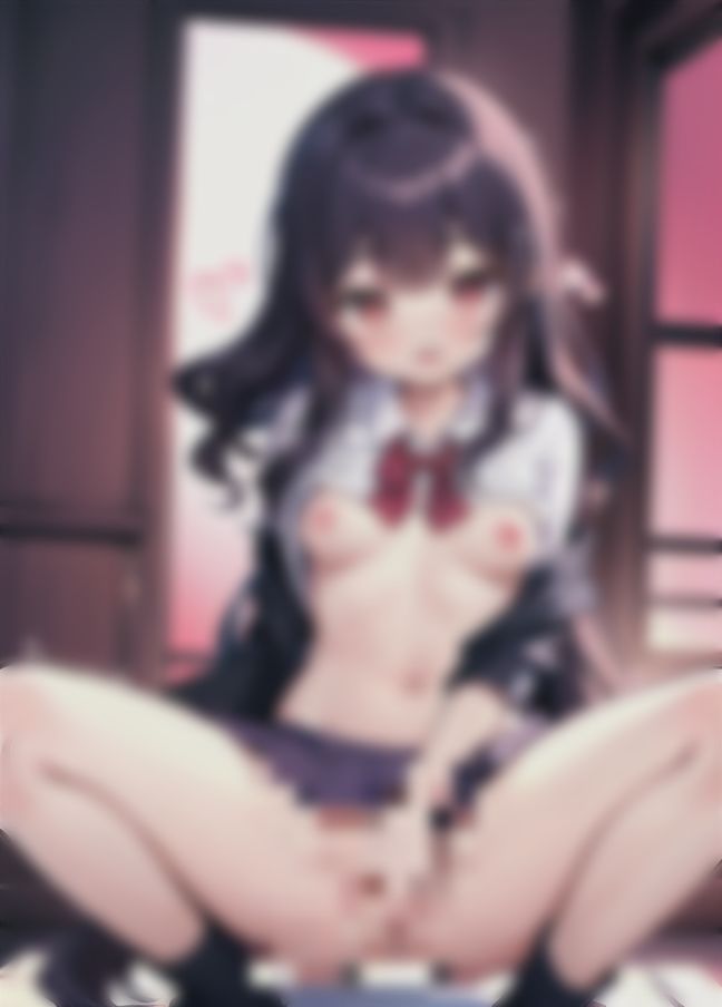 自慰「制服女子が1人で気持ちよくなる...」 サンプル1ページ目