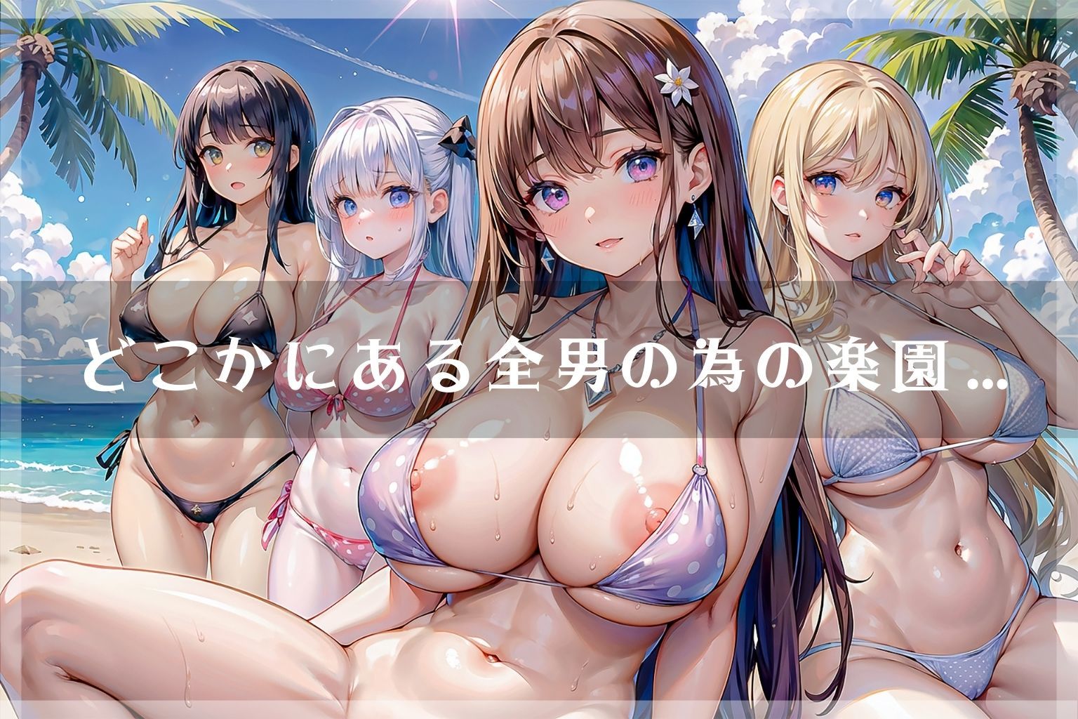 ようこそ♪爆乳アイランドへ♪〜たわわなビキニ天国へご招待〜 サンプル1ページ目