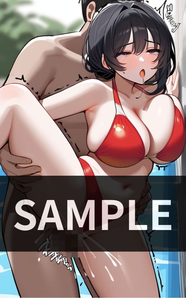元カノとプールでこっそりエッチしたら盛り上がり過ぎた！！ サンプル1ページ目