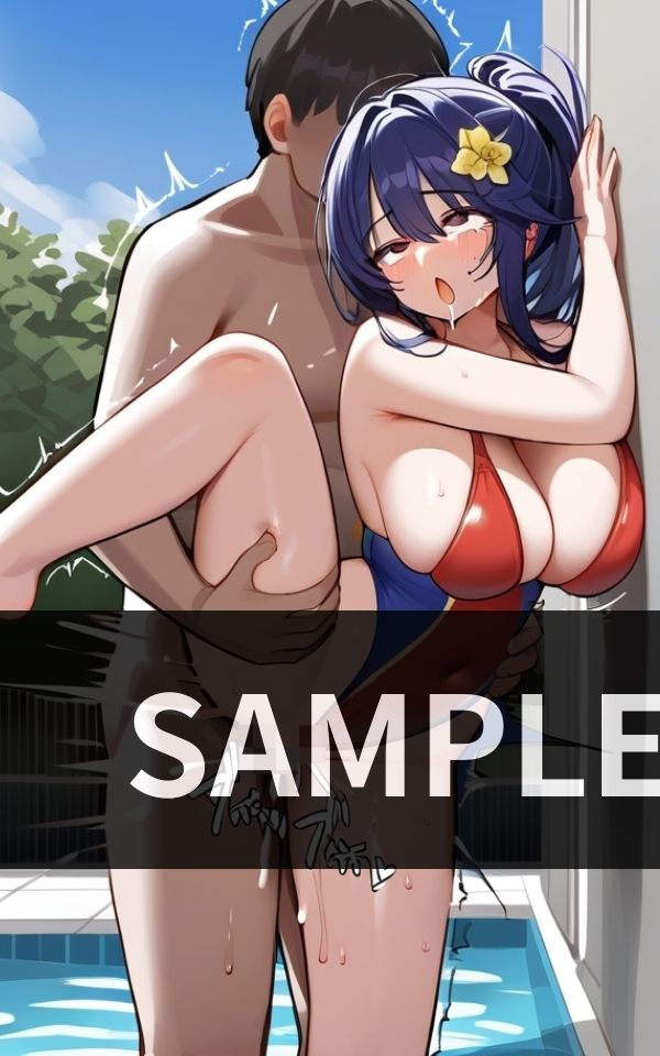 元カノとプールでこっそりエッチしたら盛り上がり過ぎた！！ サンプル2ページ目