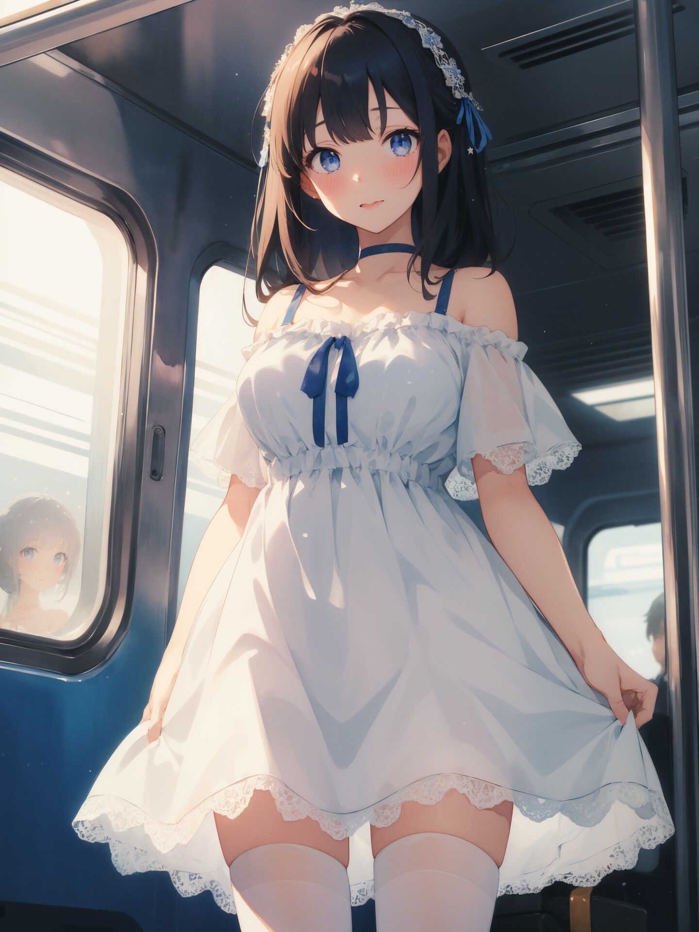 姪っ子JDとデート中に無理やりパンツ見せてもらう サンプル5ページ目