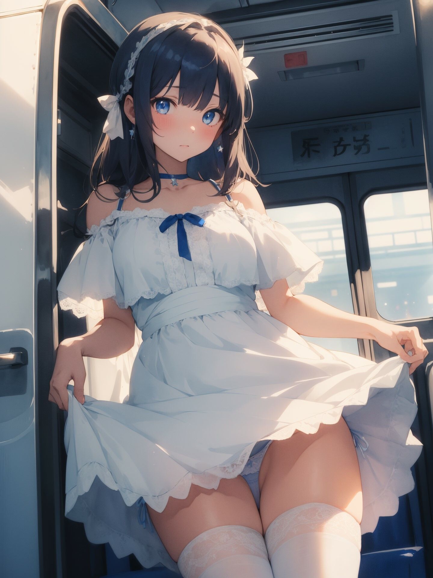 姪っ子JDとデート中に無理やりパンツ見せてもらう サンプル6ページ目