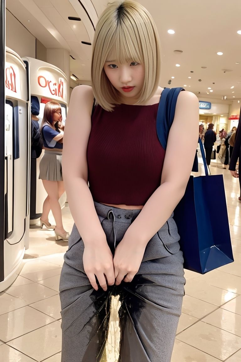 人妻おもらし2 ショッピングモール編 サンプル3ページ目