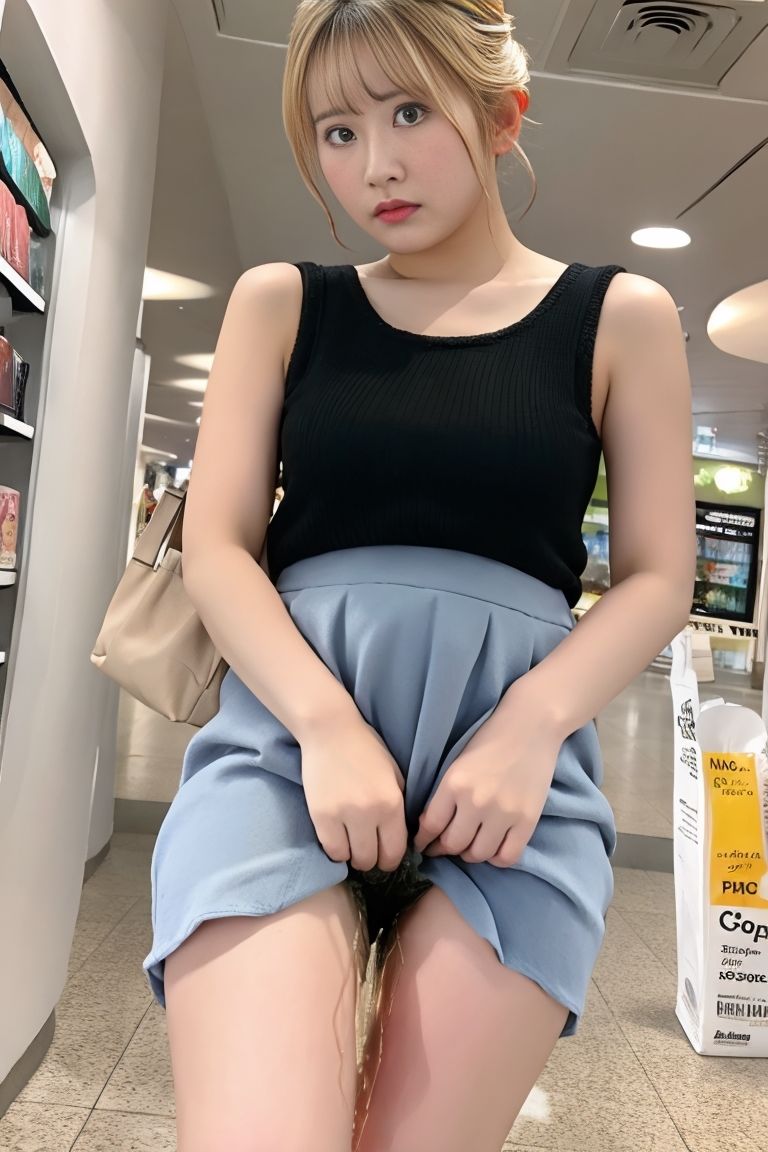 人妻おもらし2 ショッピングモール編 サンプル5ページ目