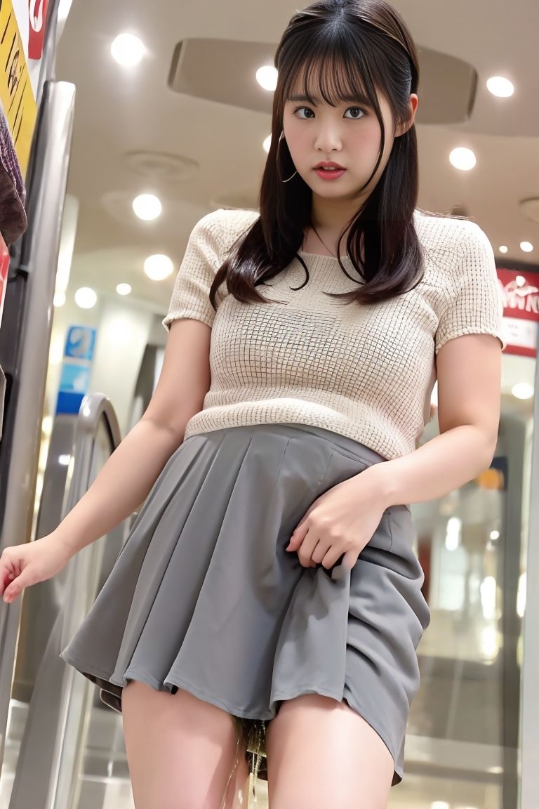 人妻おもらし2 ショッピングモール編 サンプル6ページ目