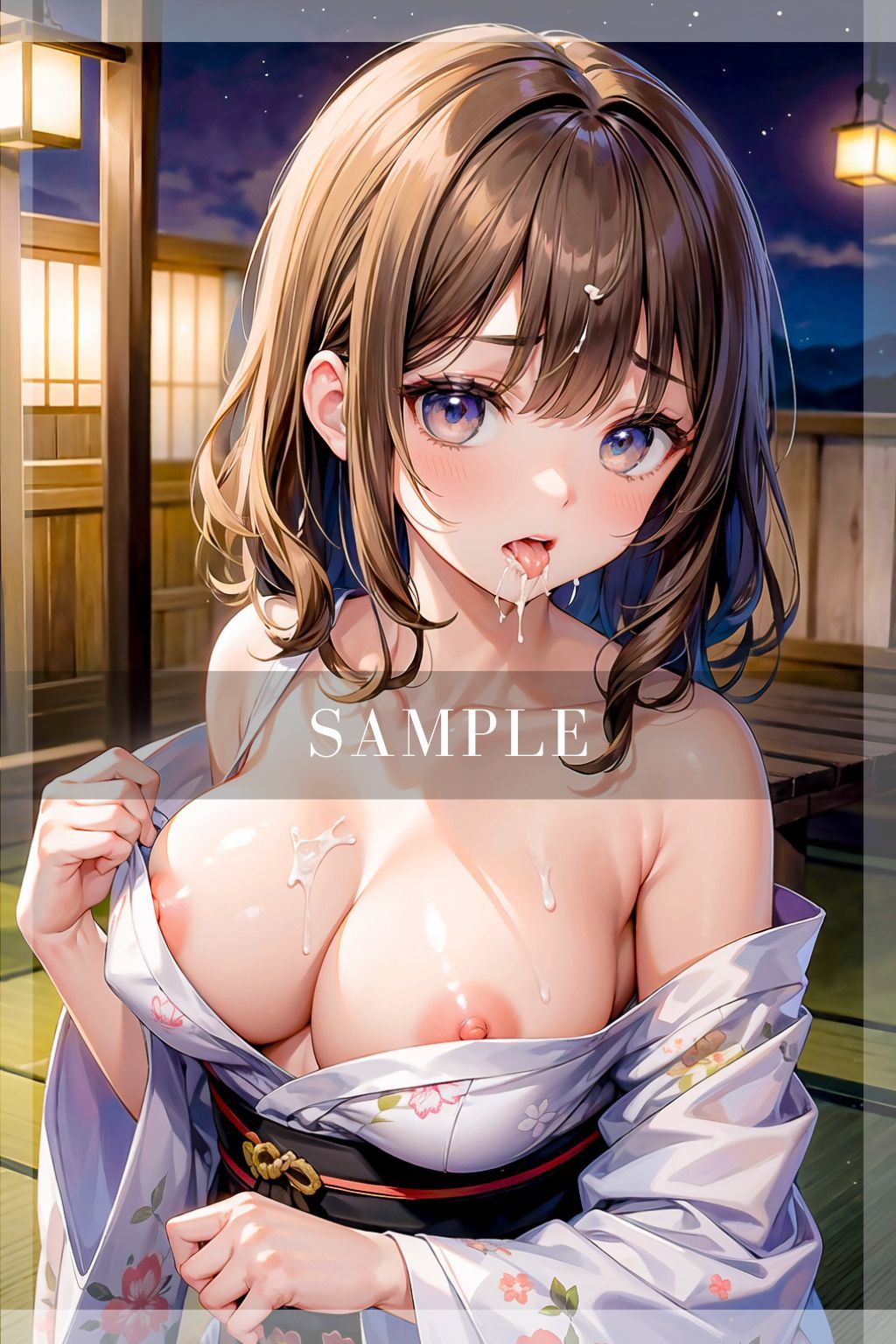 浴衣美少女パイズリ＆ぶっかけ♪ サンプル6ページ目