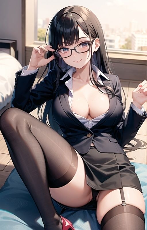 厳しい女上司もカチカチチ●ポに屈服！朝までハメハメ何度もナマ中出し サンプル7ページ目