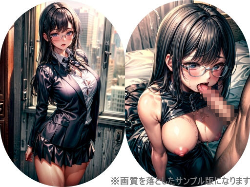 黒髪メガネのあの子がエロく堕ちるのが見たいんだ！！ サンプル1ページ目