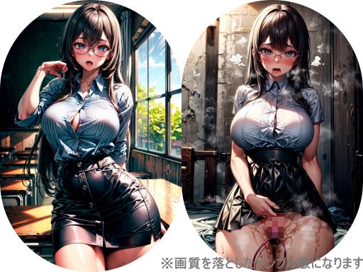 黒髪メガネのあの子がエロく堕ちるのが見たいんだ！！ サンプル2ページ目