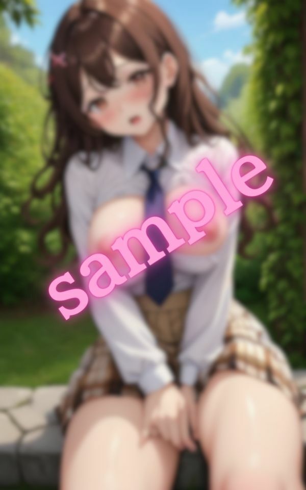 僕は彼女と手を繋いで歩いている途中我慢できず誰も居ない路上でおっぱいを見せてもらってオ〇ニーをした サンプル3ページ目