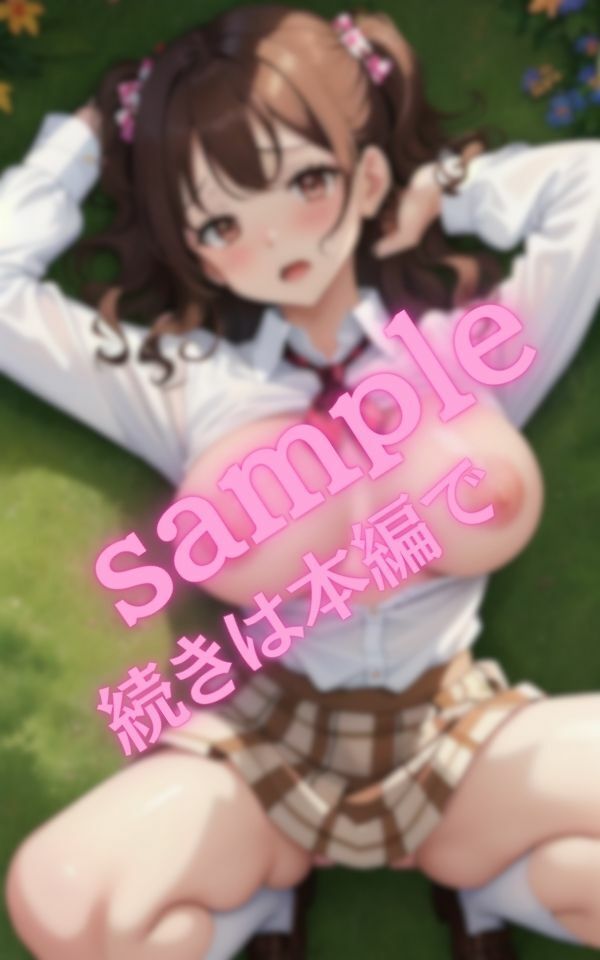 僕は彼女と手を繋いで歩いている途中我慢できず誰も居ない路上でおっぱいを見せてもらってオ〇ニーをした サンプル10ページ目
