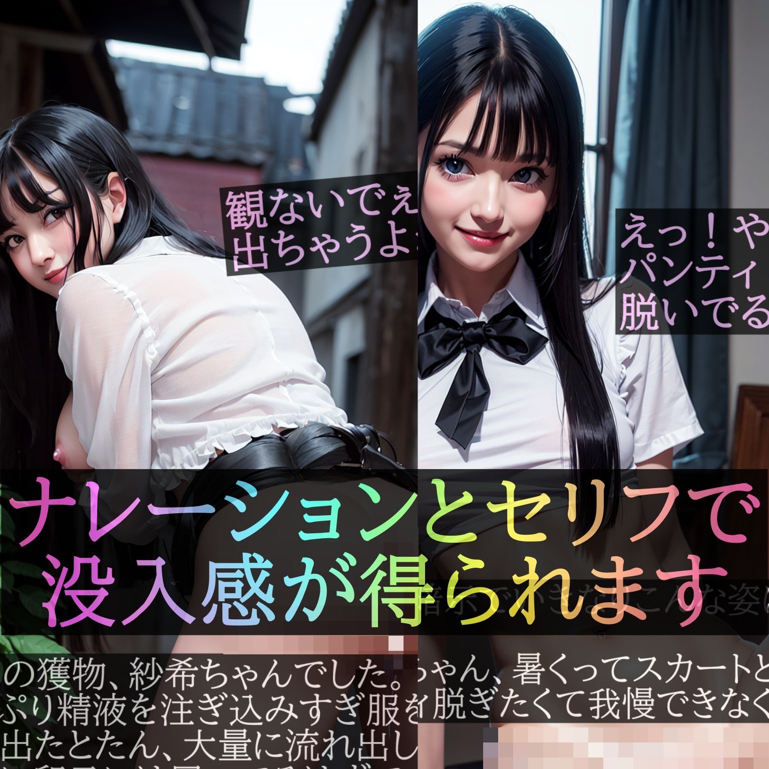 寝取り！中出し！孕ませ！巨乳女子校生紗希（さき）ちゃん サンプル3ページ目
