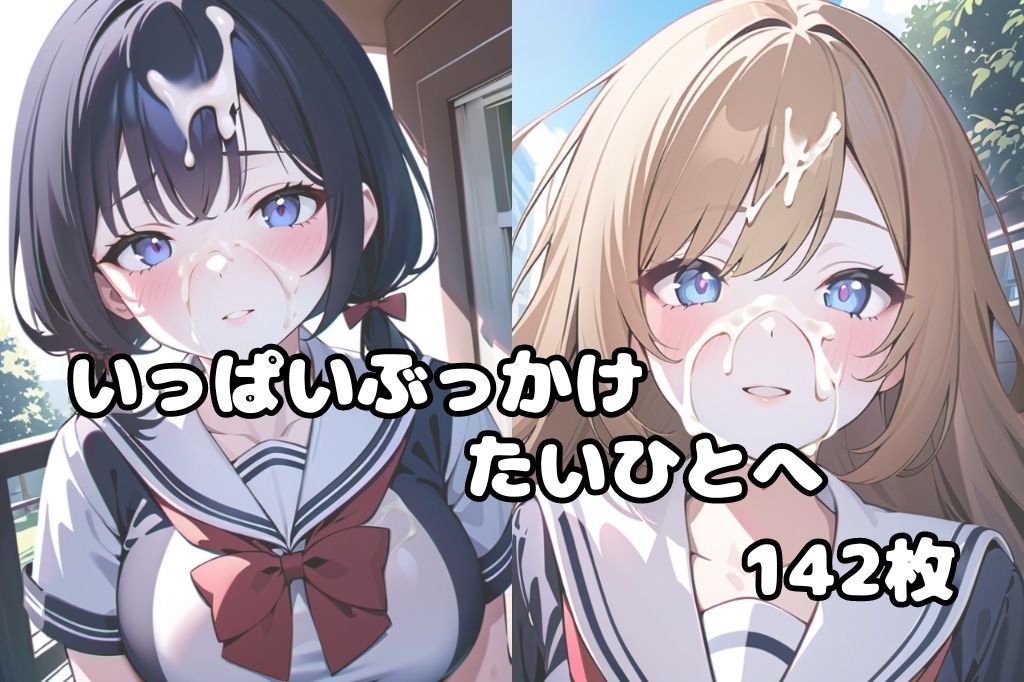 制服JKにぶっかけ サンプル1ページ目