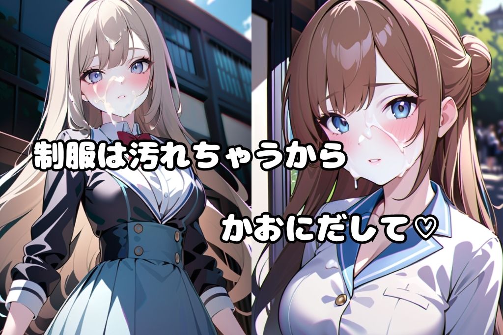 制服JKにぶっかけvol.2 サンプル2ページ目